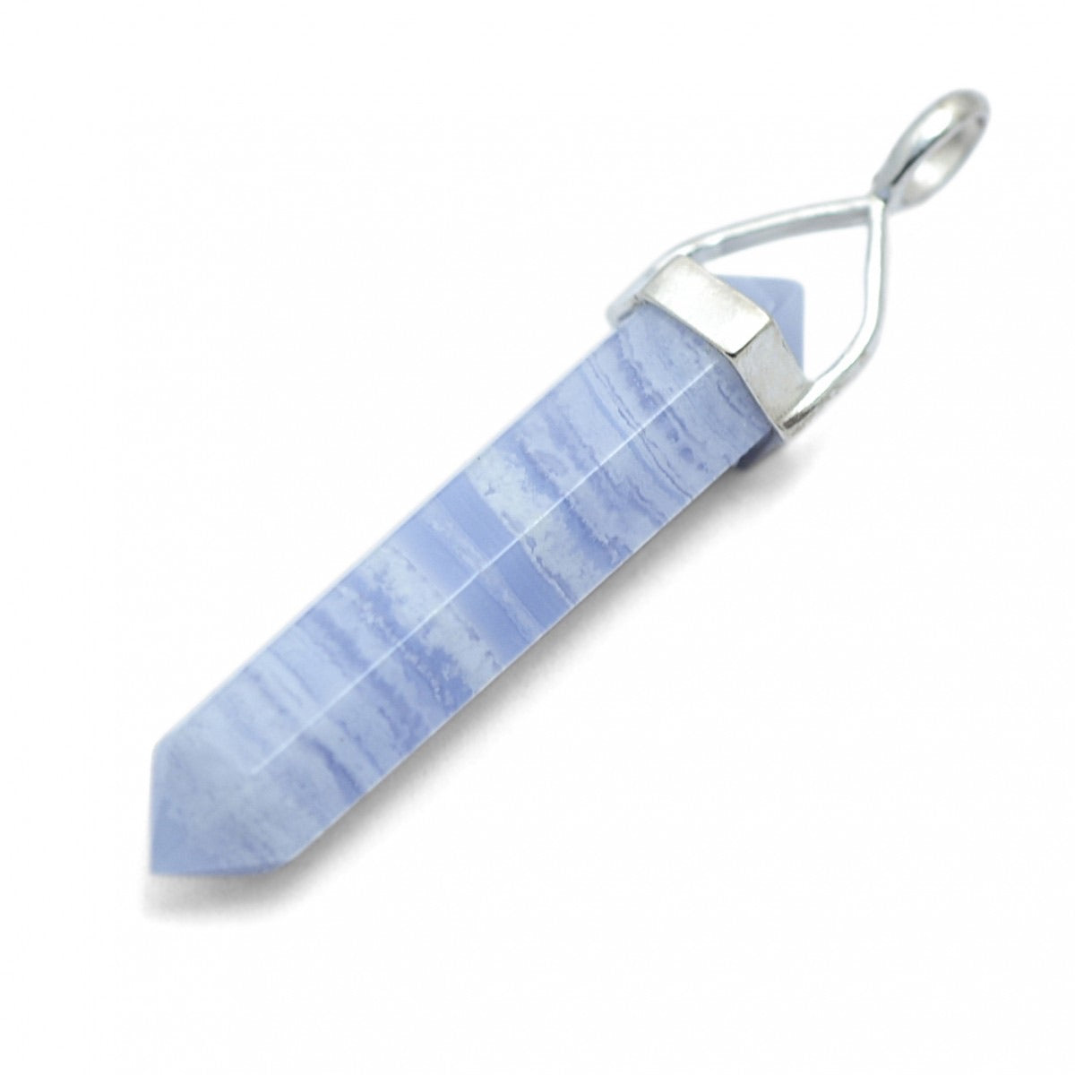 Blue Lace Agate Pendant Points