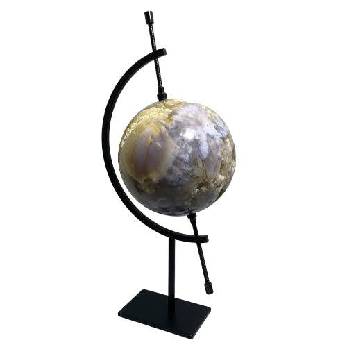 Floating Sphere Stand Black