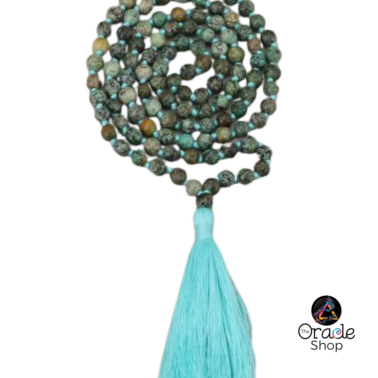 Mala Prayer Bead Crystal Necklace 108 Beads