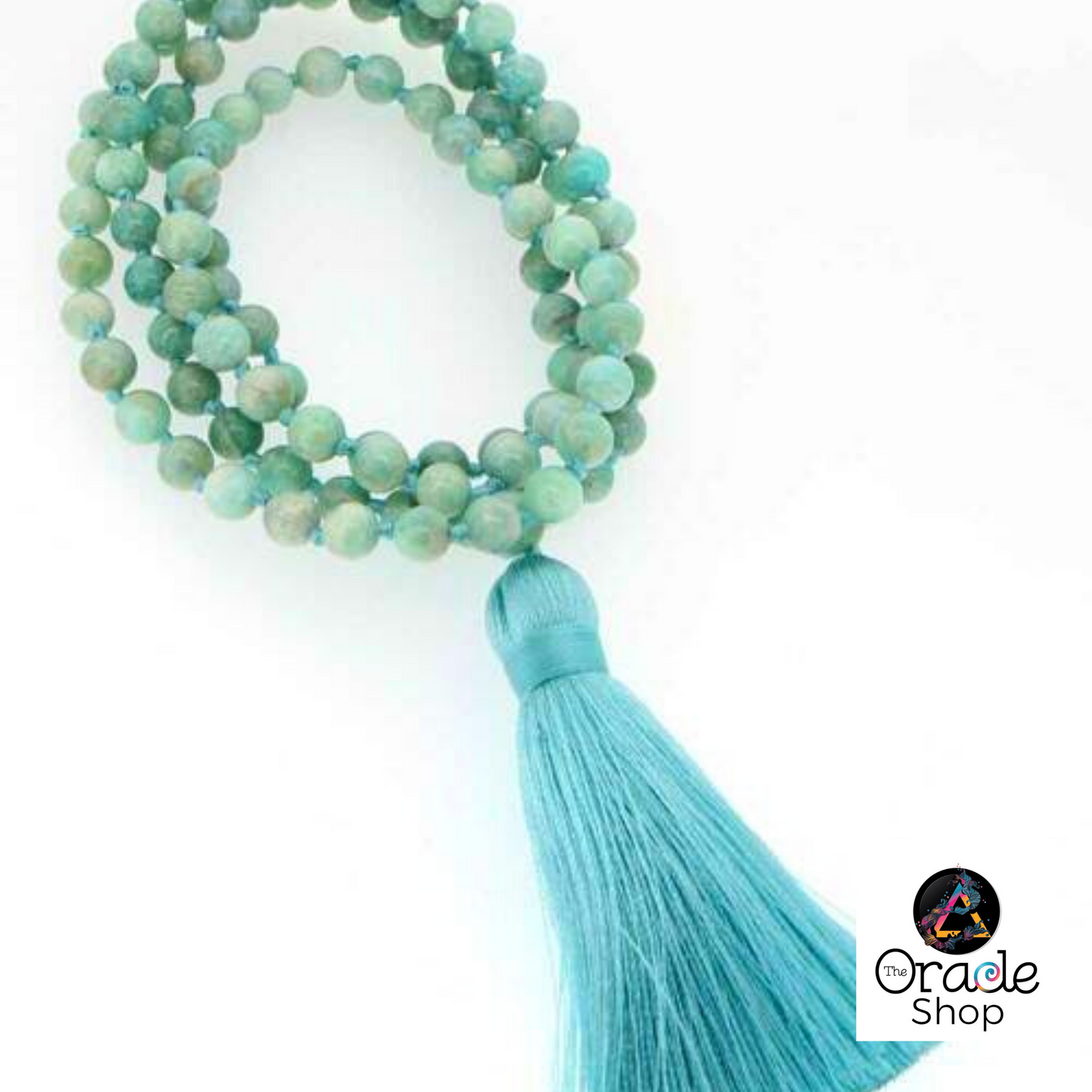 Mala Prayer Bead Crystal Necklace 108 Beads