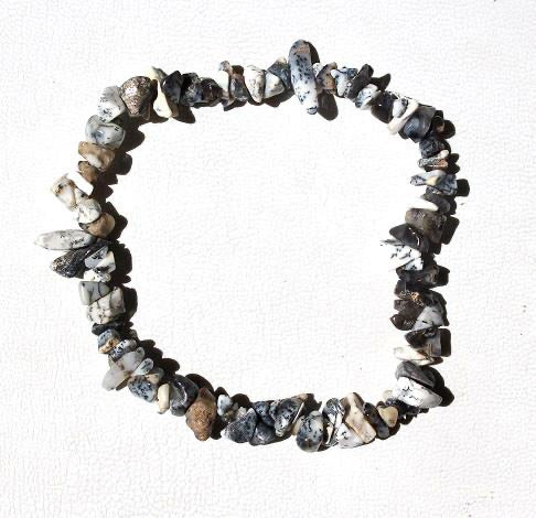 Dendritic Agate Chip Bracelets