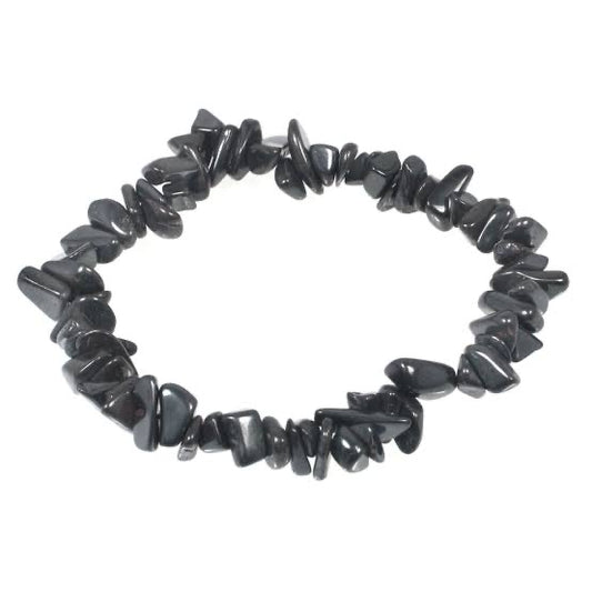 Hematite Crystal Chip Bracelet