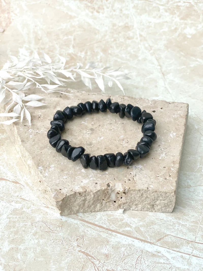 Shungite Large Chip Bracelet