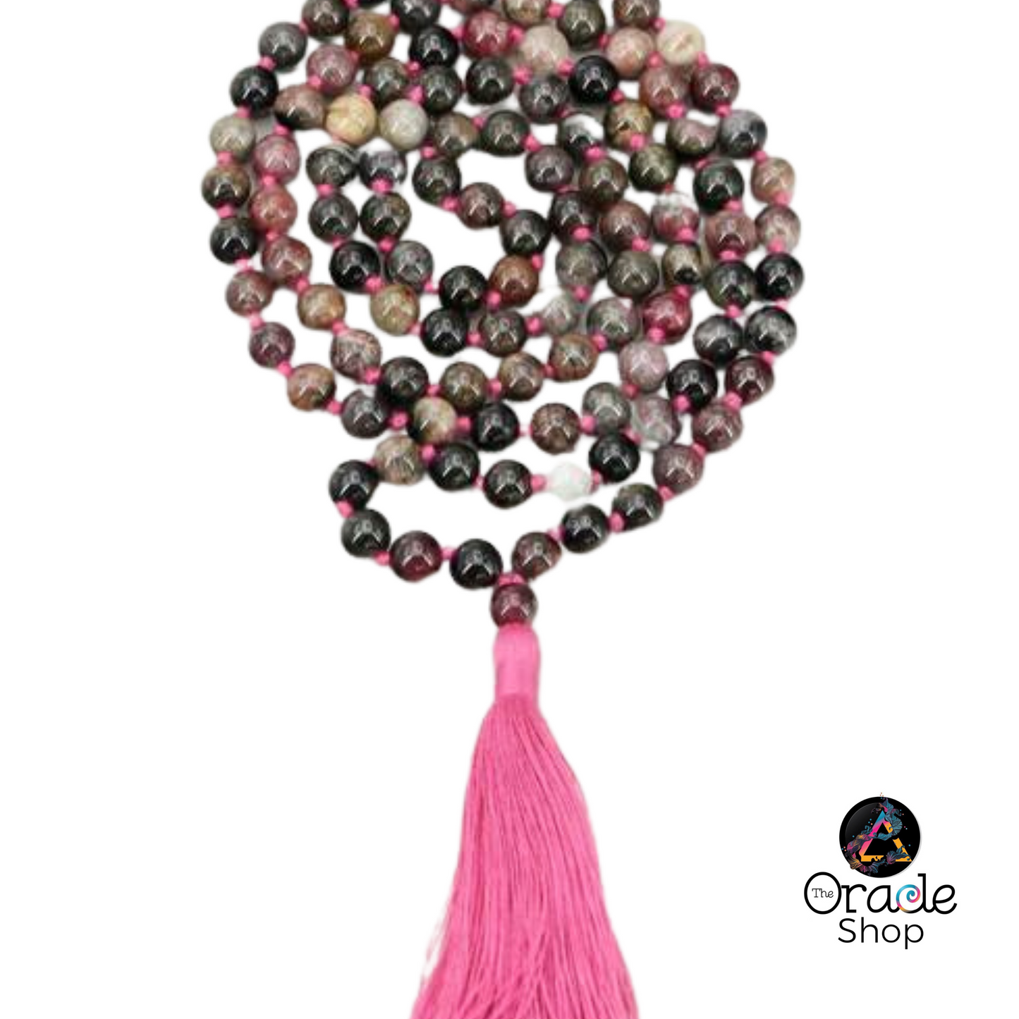 Mala Prayer Bead Crystal Necklace 108 Beads