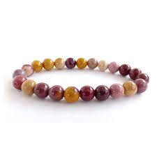 Mookaite Jasper Crystal Bead Bracelet