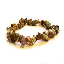 Rhyolite / Rainforest Jasper Crystal Chip Bracelets