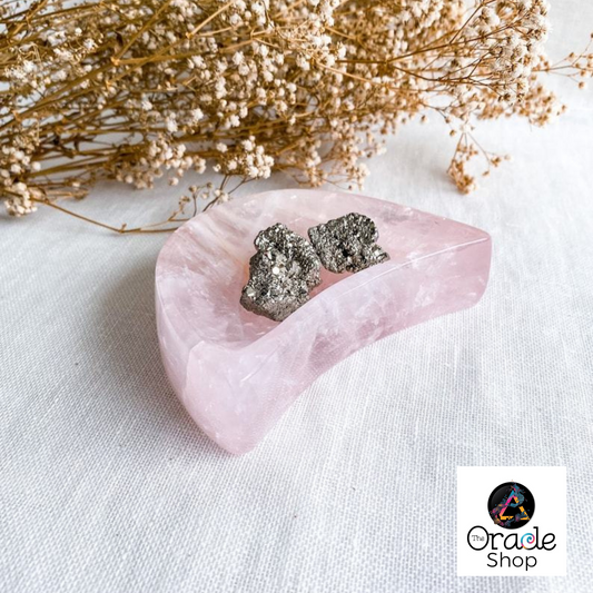 Rose Quartz Moon Bowl 10cm