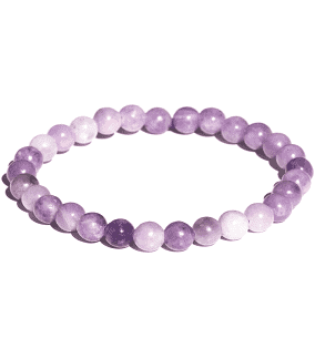 Lepidolite Bead Bracelet