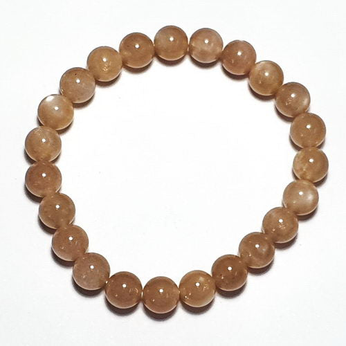 Sunstone Crystal Bead Bracelet